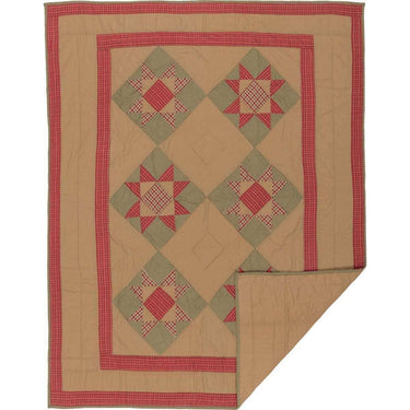 Dolly Star Quilted Throw 60x50 - The Fox Decor